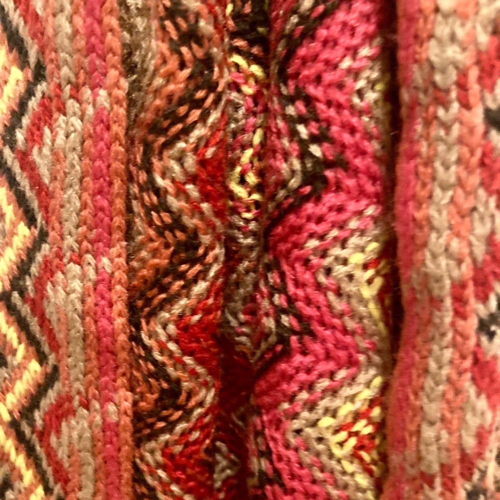 Colorful Chevron-Print Infinity Scarf - Picture 4 of 5